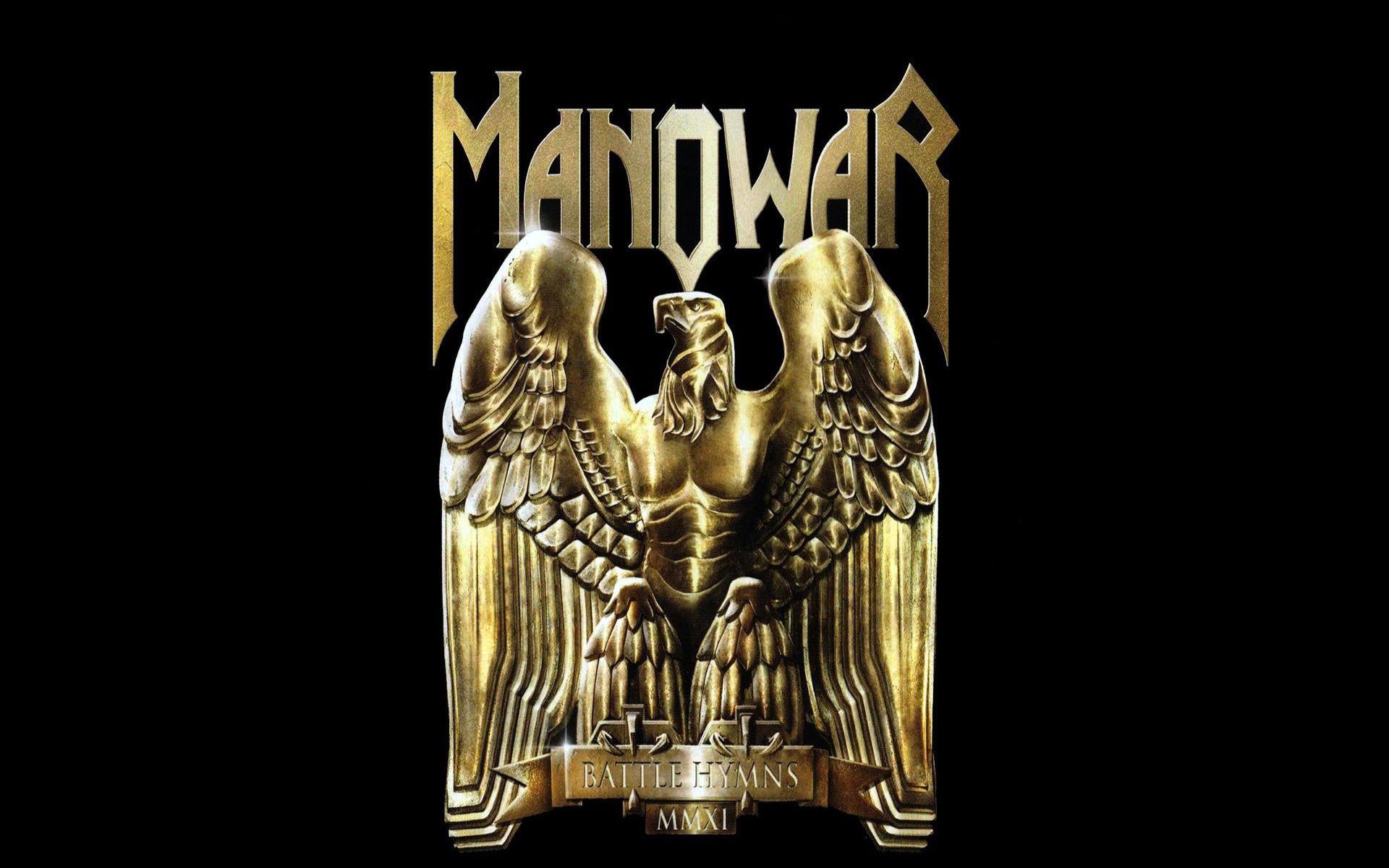 Manowar heavy metal logo bands wallpaperx1200