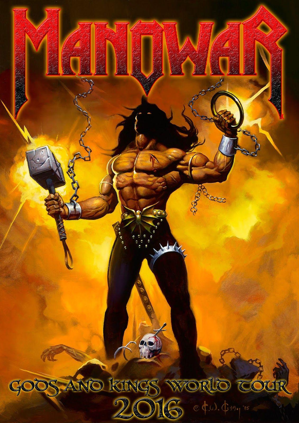 Metal Wallpaper Nash: Manowar Gods And Kings World Tour