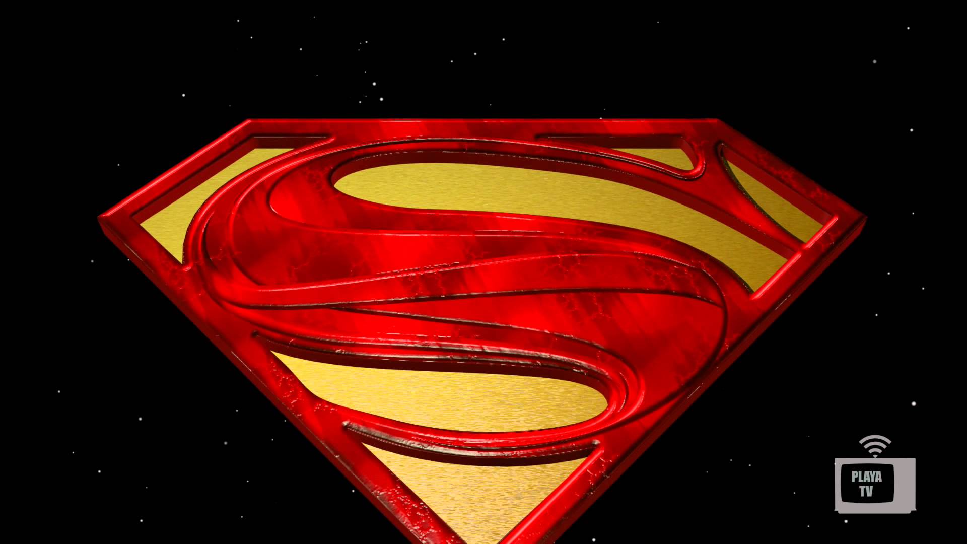 Animated 3D Model Superman Logo