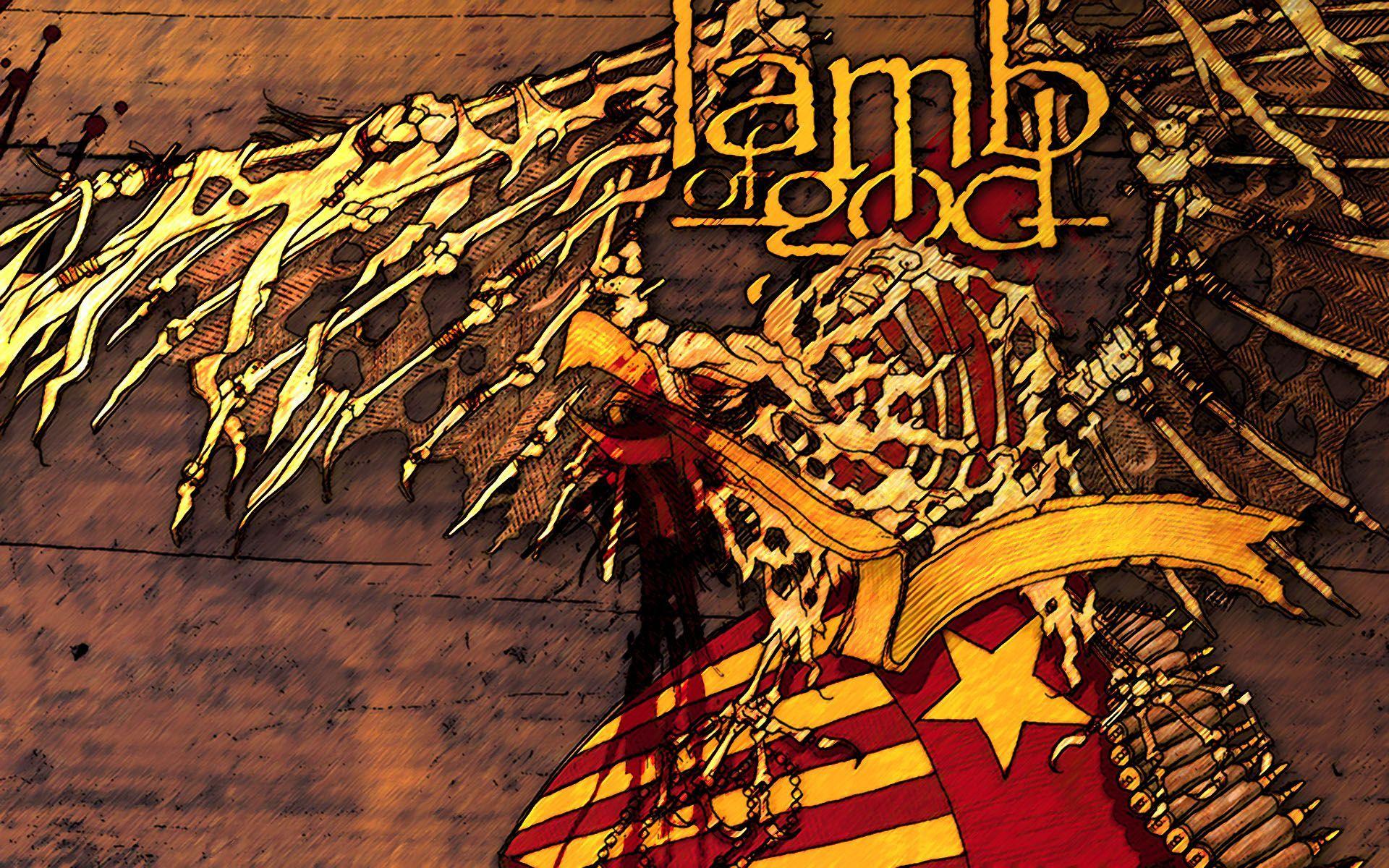 Lamb Of God Wallpaper HD Desktop Background. Graphic design