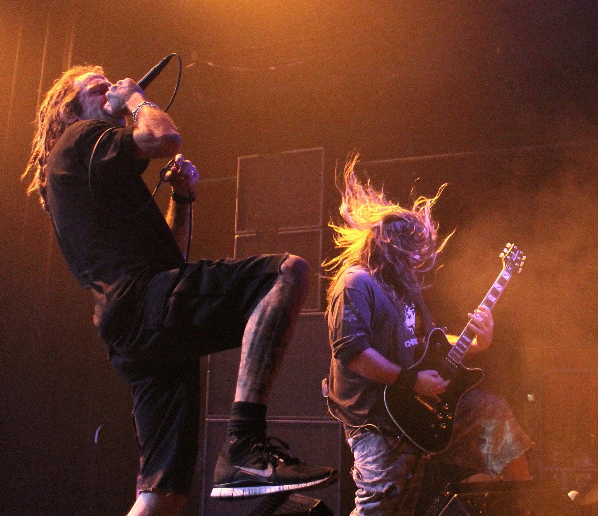 LAMB OF GOD groove metal heavy concert guitar singer microphone f