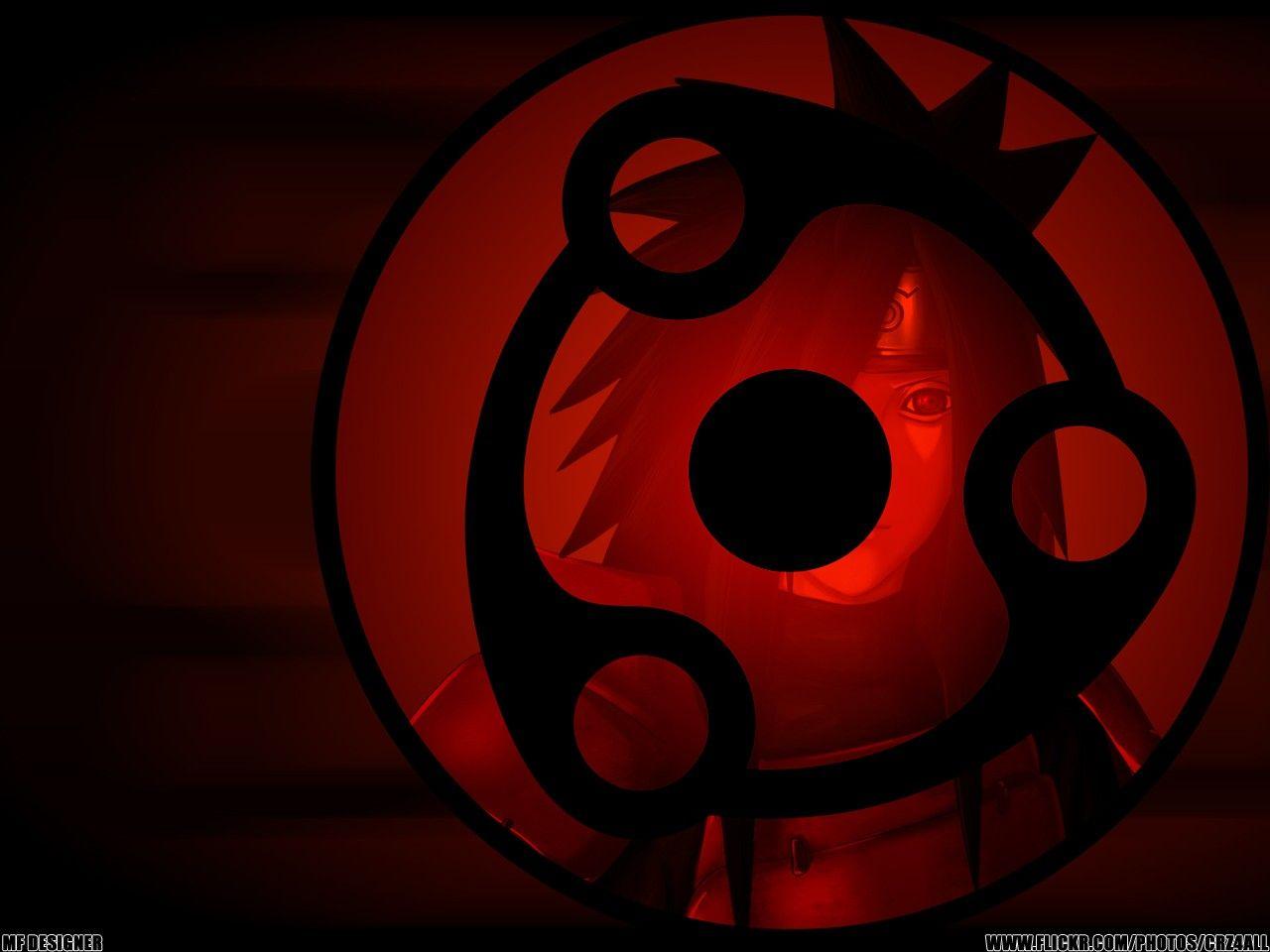 Wallpaper, illustration, red, Naruto Shippuuden, Sharingan, circle