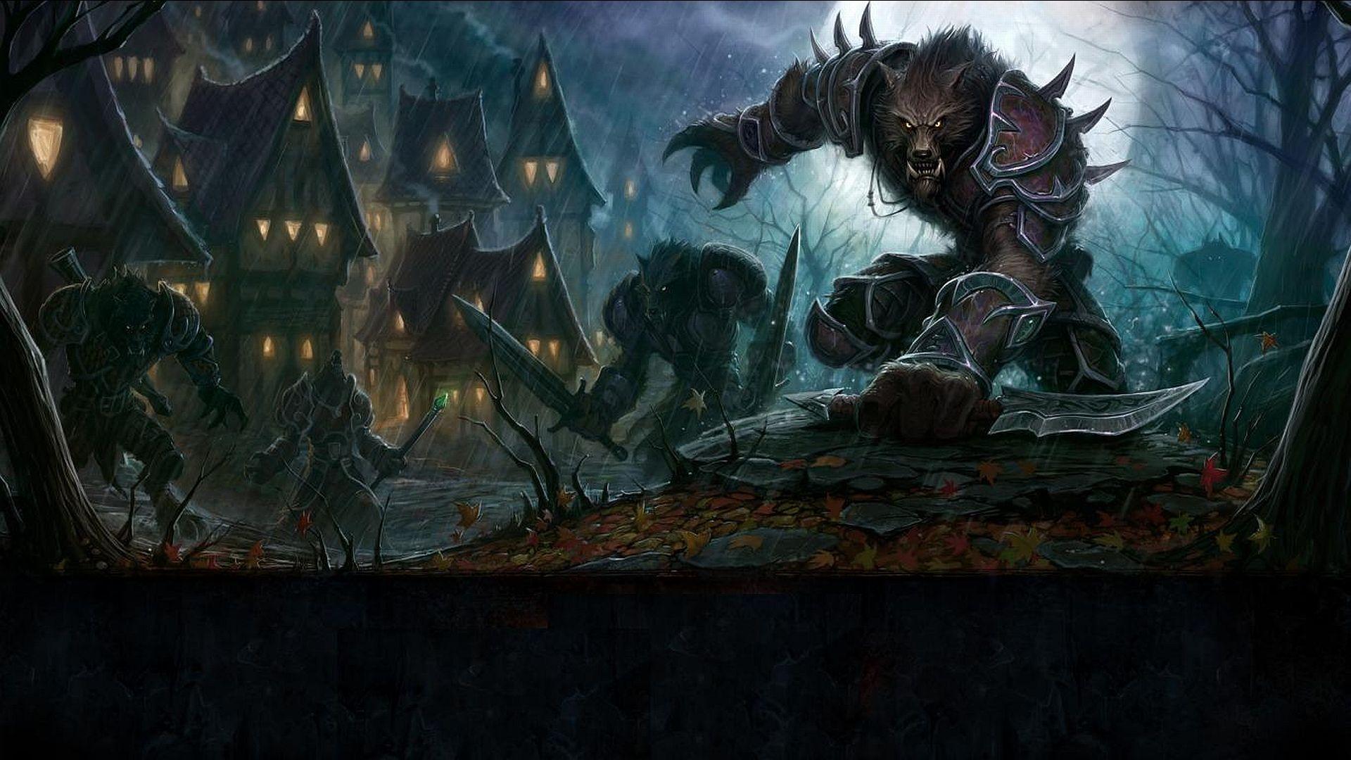 HD Werewolf Background.