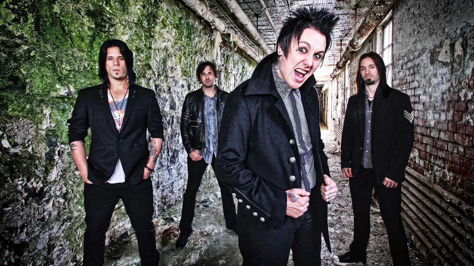 Download Wallpaper 1920x1080 papa roach, scream, corridor, graphics