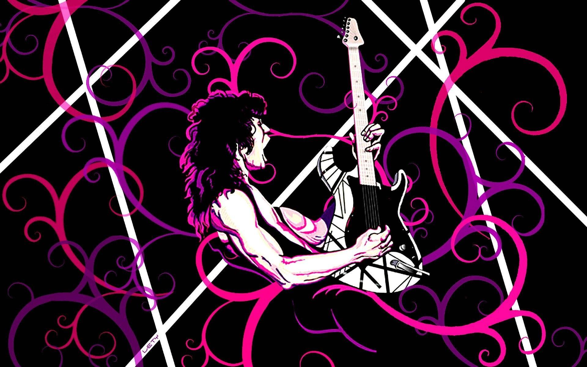 Eddie Van Halen iPhone Wallpaper