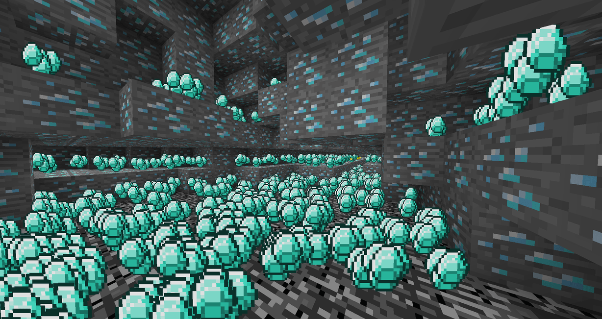 Minecraft Diamond Cave. diamond