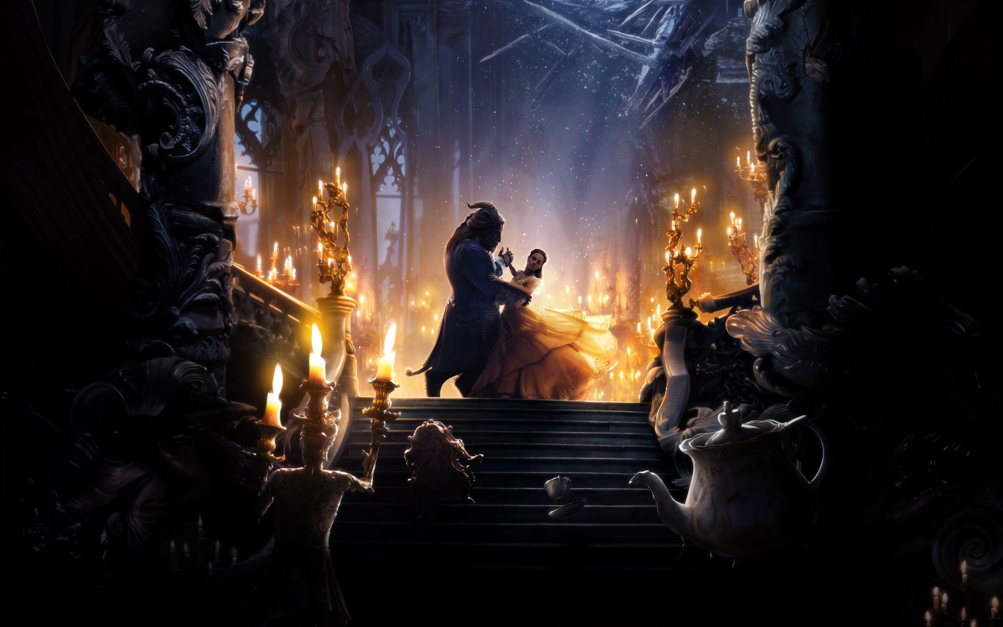 Beauty and the Beast 8K 2017 Wallpaper