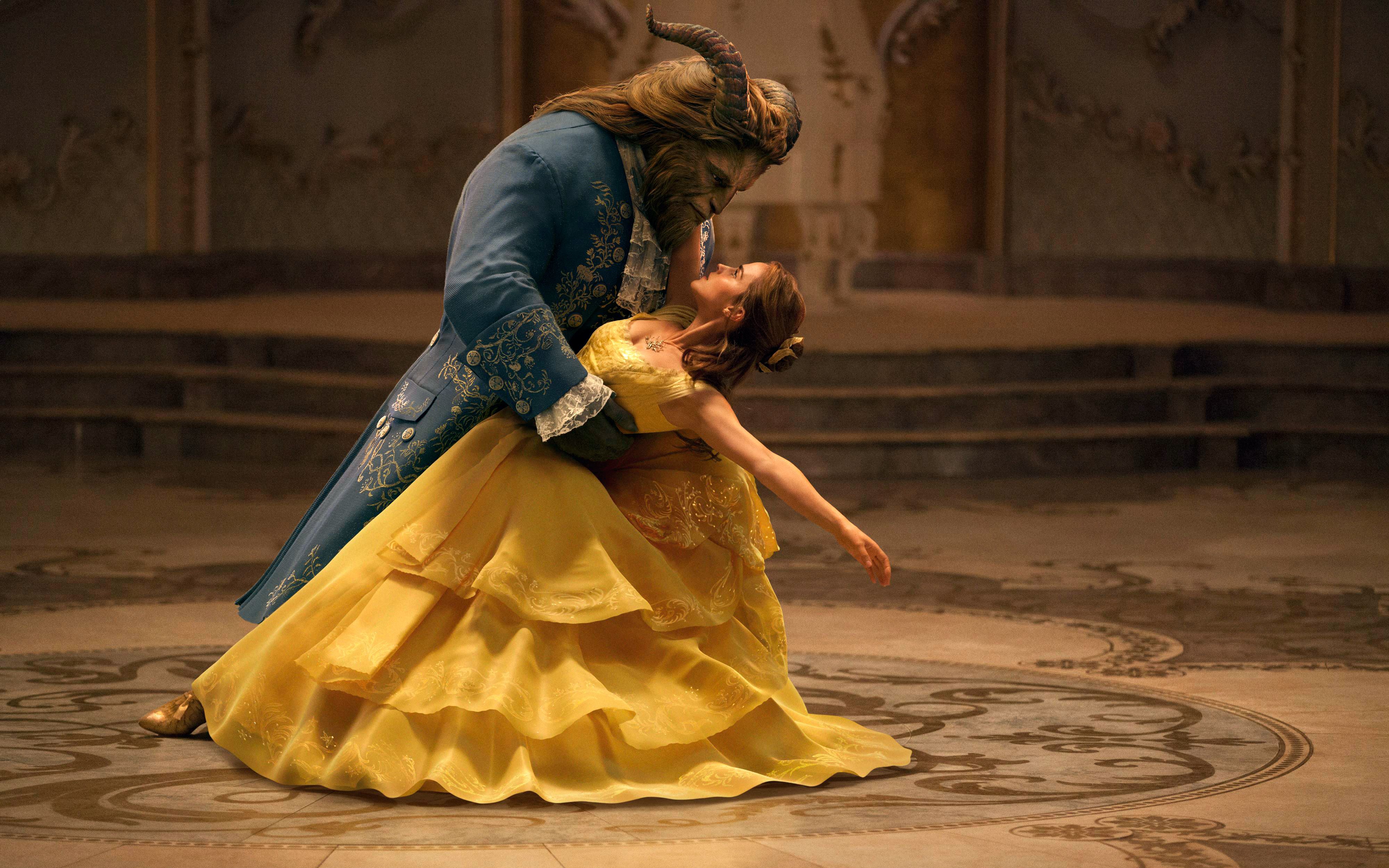 Beauty and the Beast 4K Wallpaper
