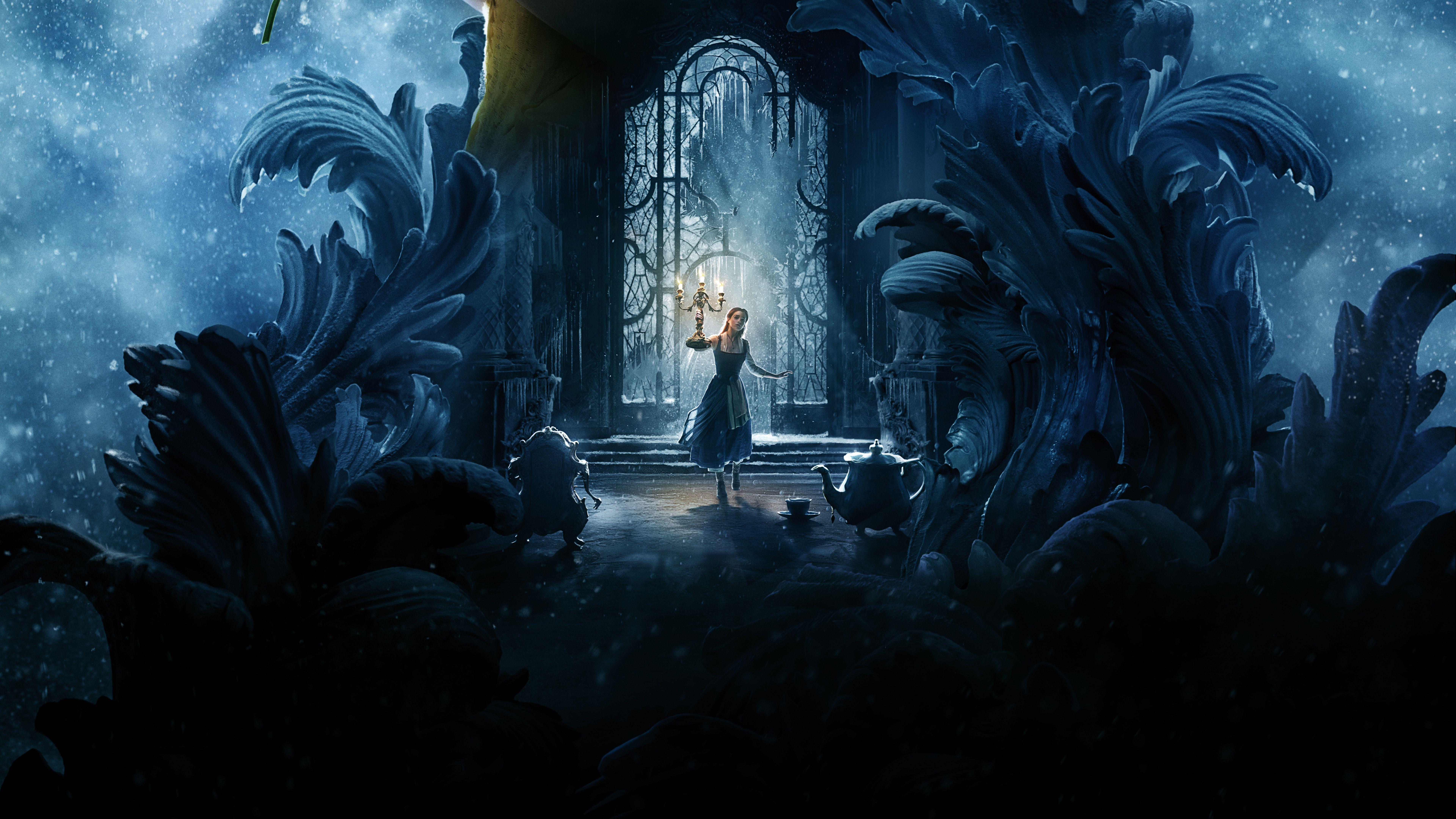 Beauty and the Beast Emma Watson 4K 8K Wallpaper. HD Wallpaper