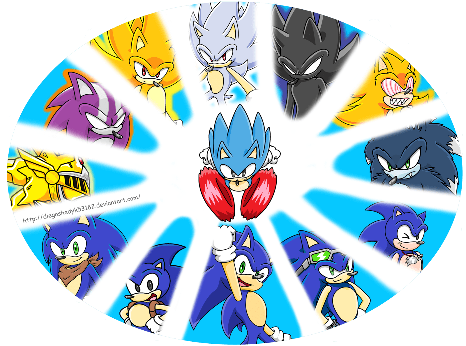 Hyper Sonic, hedgehog, hyper, sonic, HD phone wallpaper