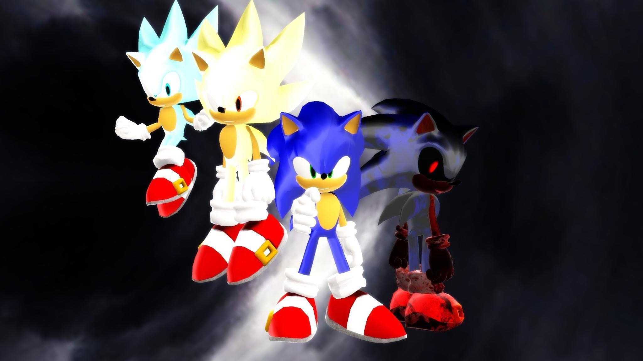 SONIC.EXE , Super Sonic i Hyper Sonic w Sonic The Hedgehog.