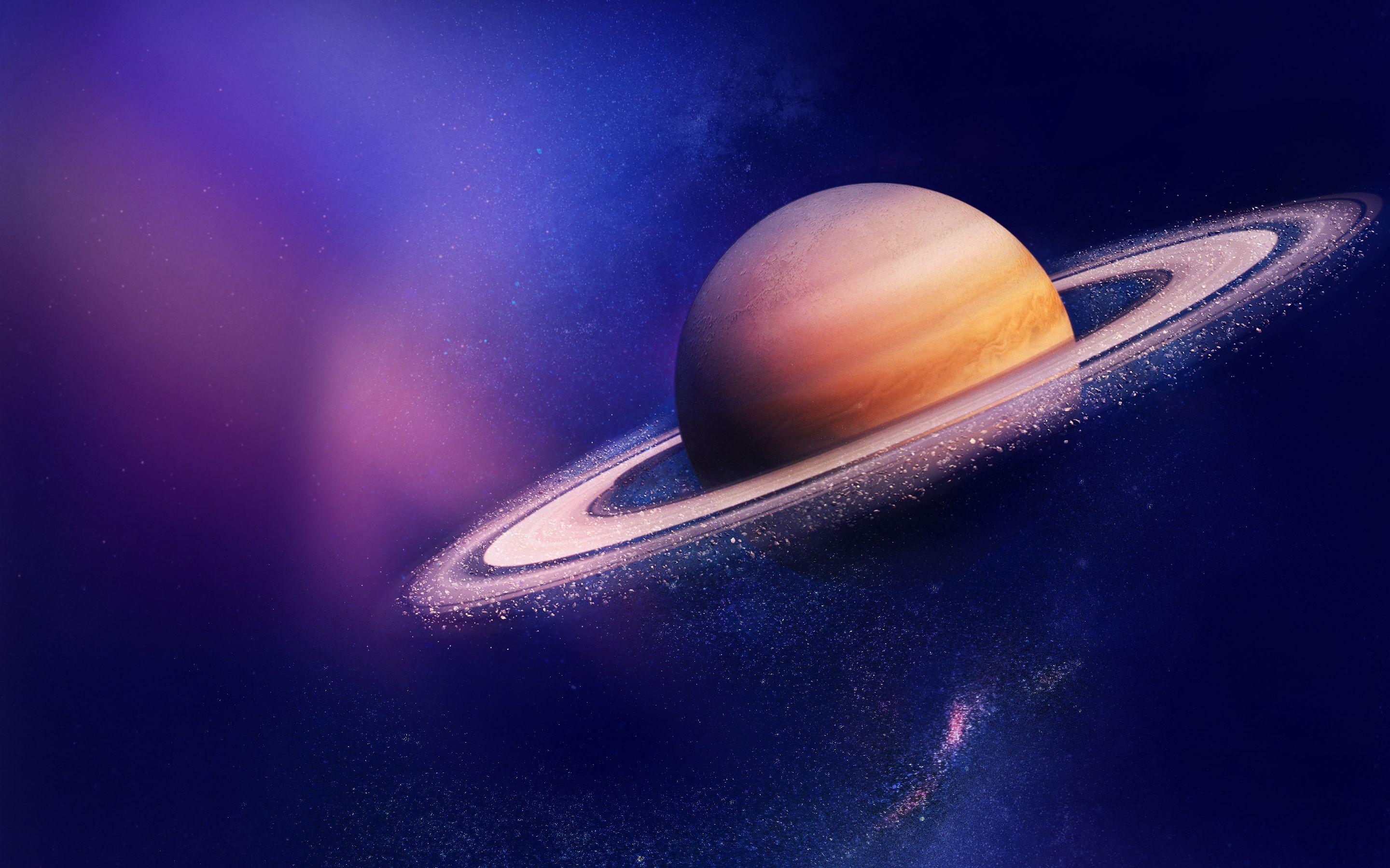 Saturn Dust HD Wallpaper