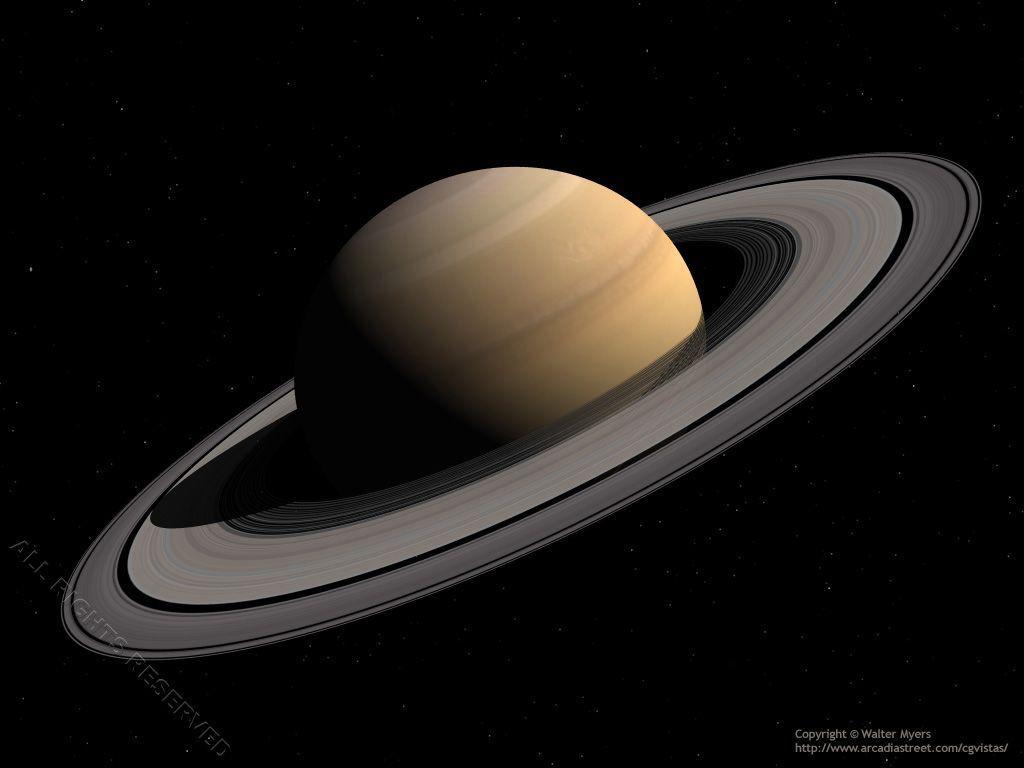 Saturn's rings consist of countless small particles