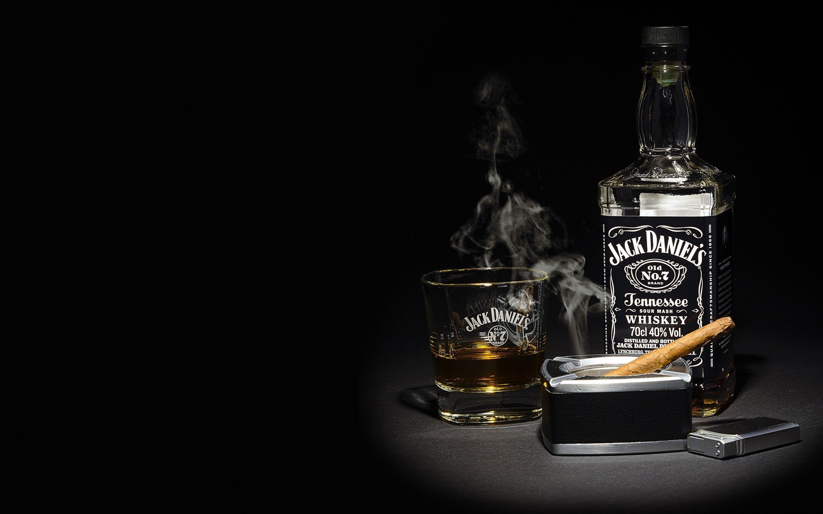 Jack Daniels Wishky And Cigrete Wallpapers - Wallpaper Cave