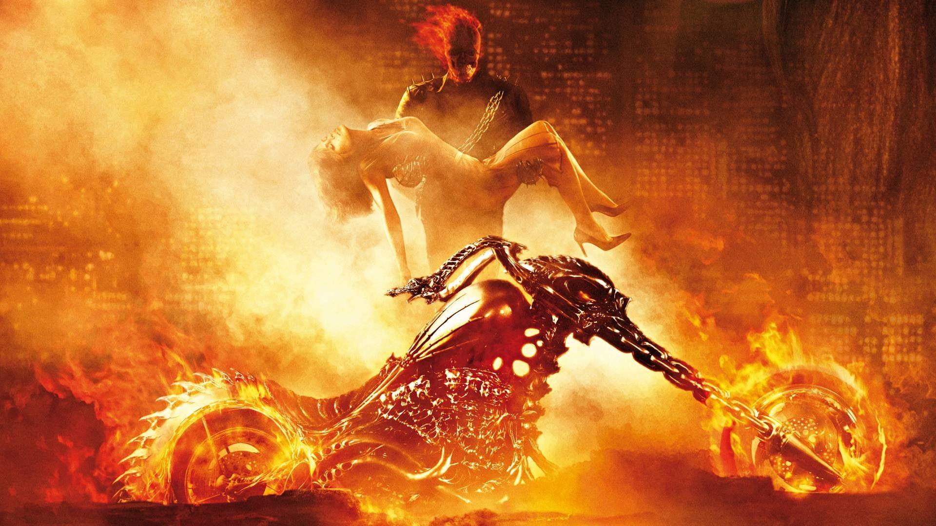 Ghost Rider Bike Wallpaper