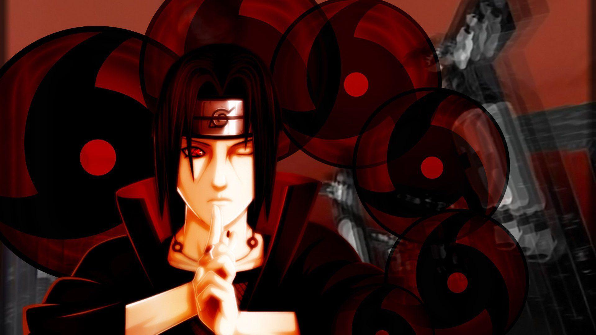 Featured image of post Itachi Sharingan 1920X1080 Hey can you make a version with the full moon showing and only the eyes have the sharingan
