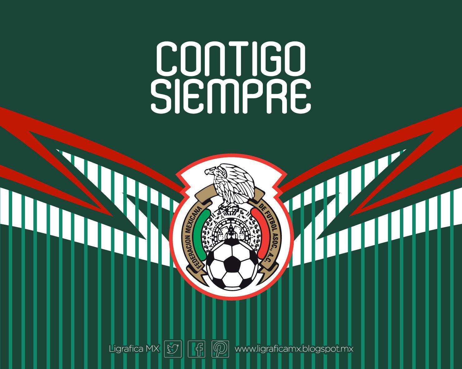 Selección Mexicana #ContigoSiempre #LigraficaMX #DiseñoYFútbol