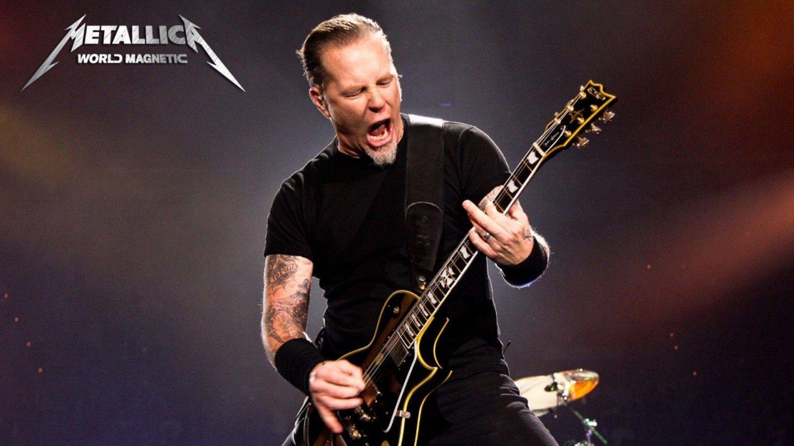 Wallpaper, music, musician, Metallica, drums, guitarist, singing
