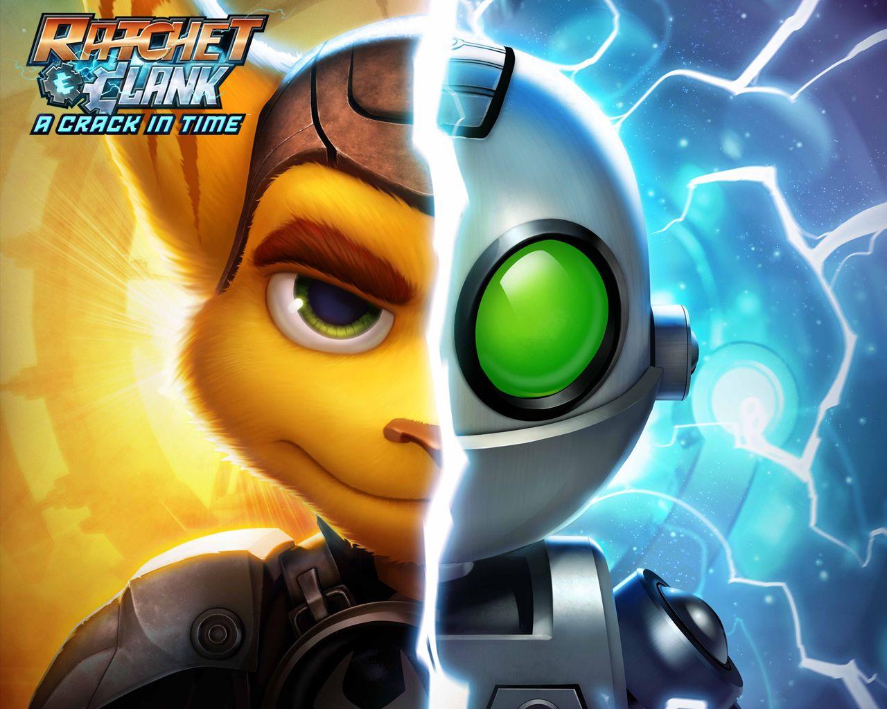 Wallpaper. Ratchet & Clank
