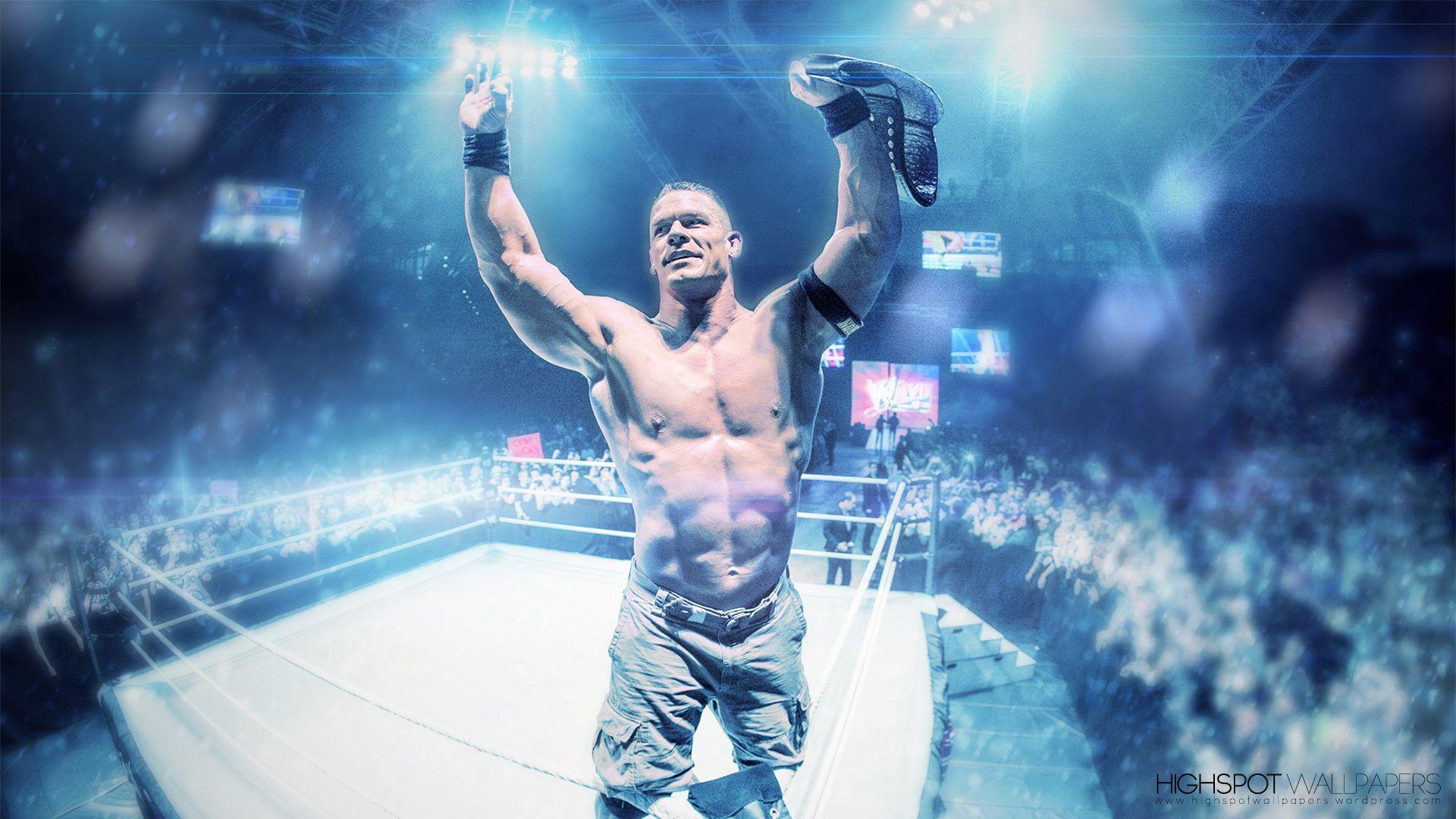 John Cena Vibrant Series Wallpaper. Highspot Wrestling Wallpaper