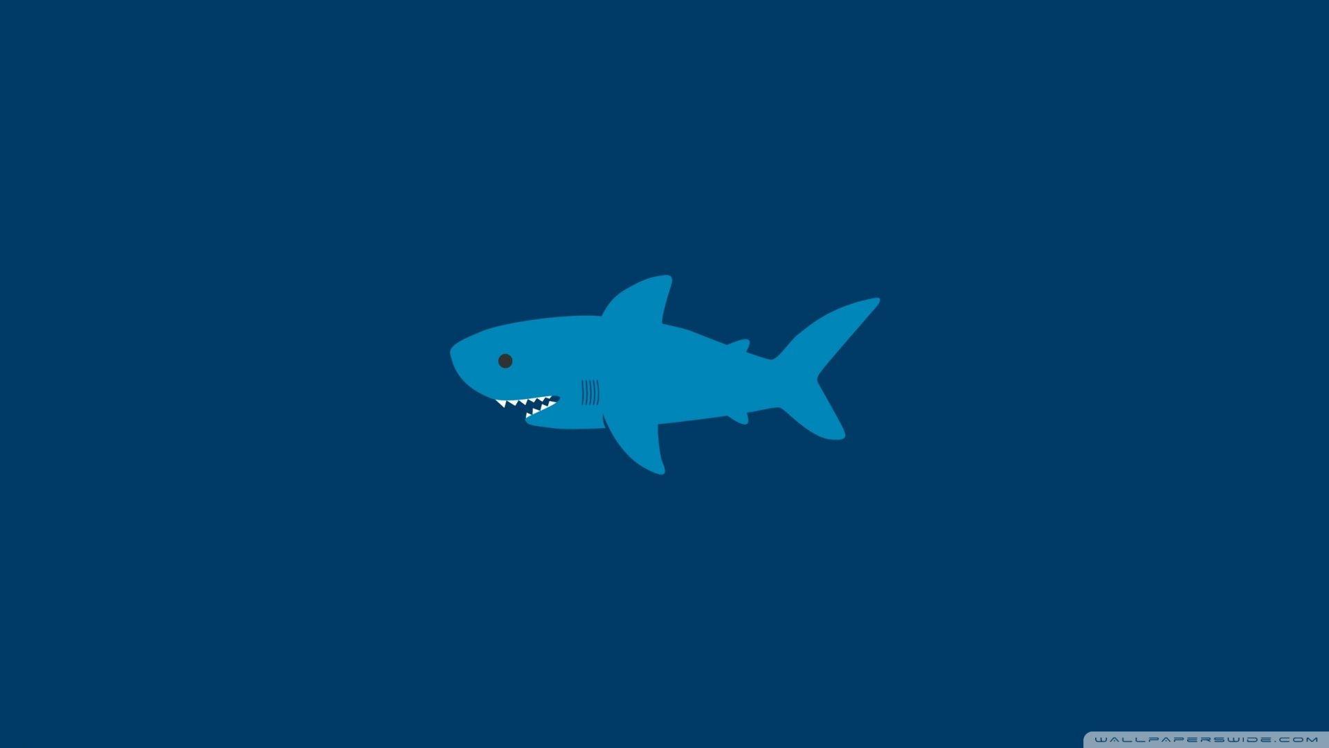 Shark Cartoon ❤ 4K HD Desktop Wallpaper for 4K Ultra HD TV • Dual