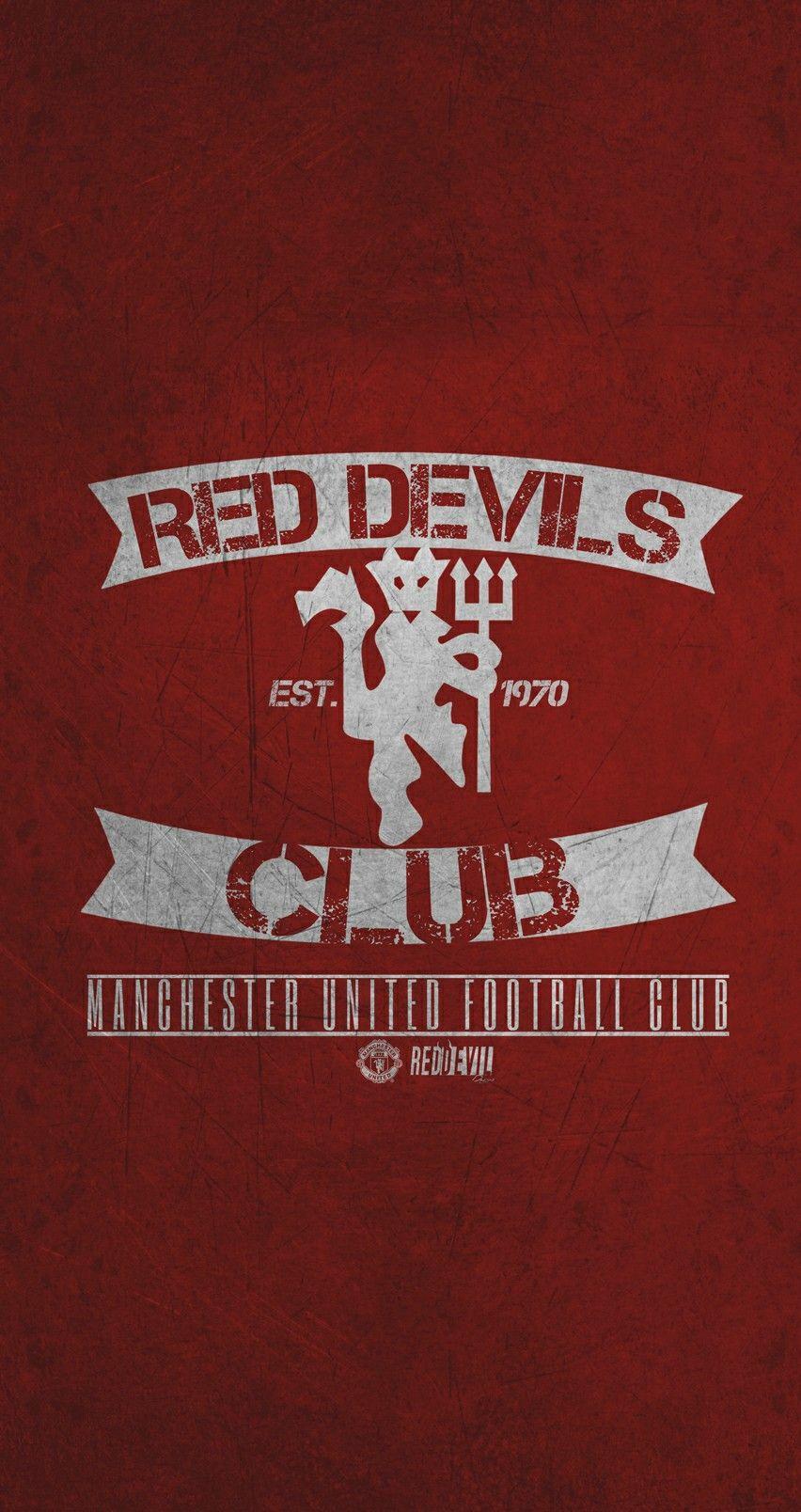Red Devils Club. MU. Manchester united football, Man