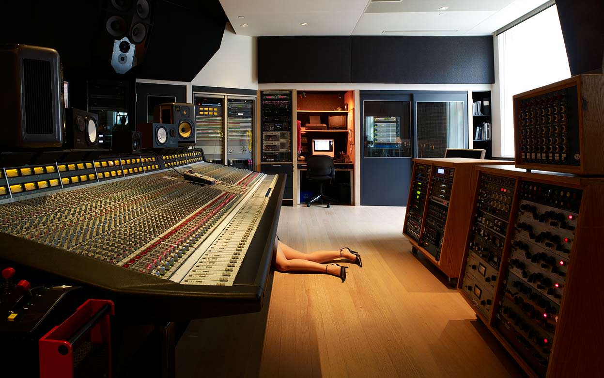 Music Studio Desk. The Best Wallpaper