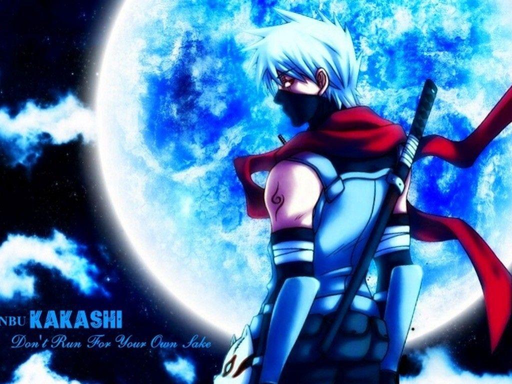 moon naruto shippuden kakashi hatake anbu High Quality Wallpaper