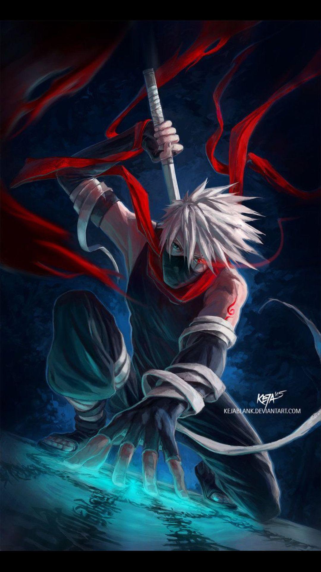 Kakashi Hatake Lightning Blade Wallpaper