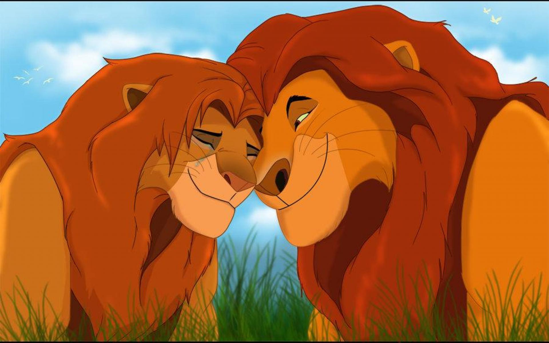 Can you feel the love tonight? | Simba & Nala | Mobile wallpaper  [1183x2560] : r/MobileWallpaper