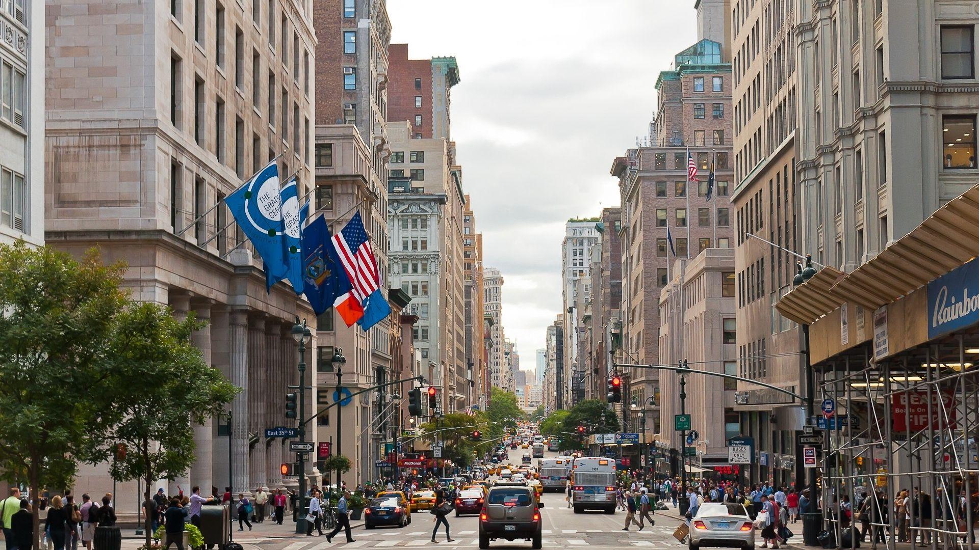 Free New York Street Wallpaper Desktop Background