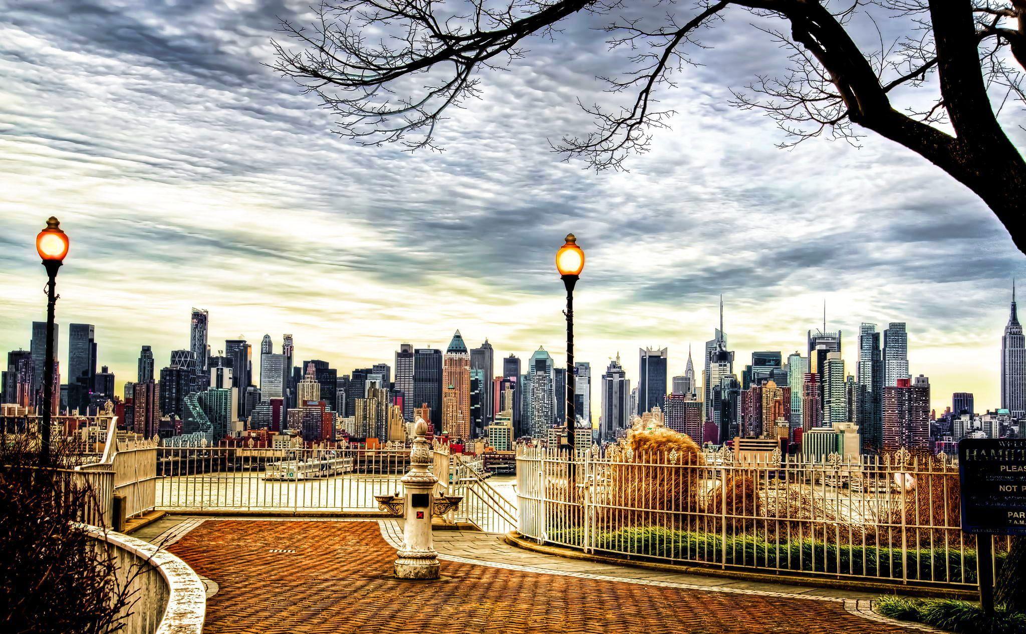 View of New York City HD Wallpaper. Background Imagex1266