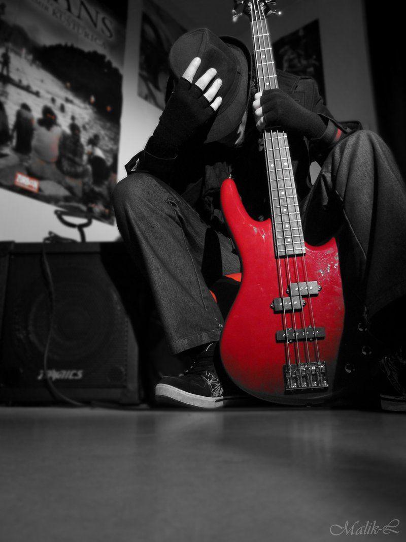 Me, My Bass Guitar By Alcide M