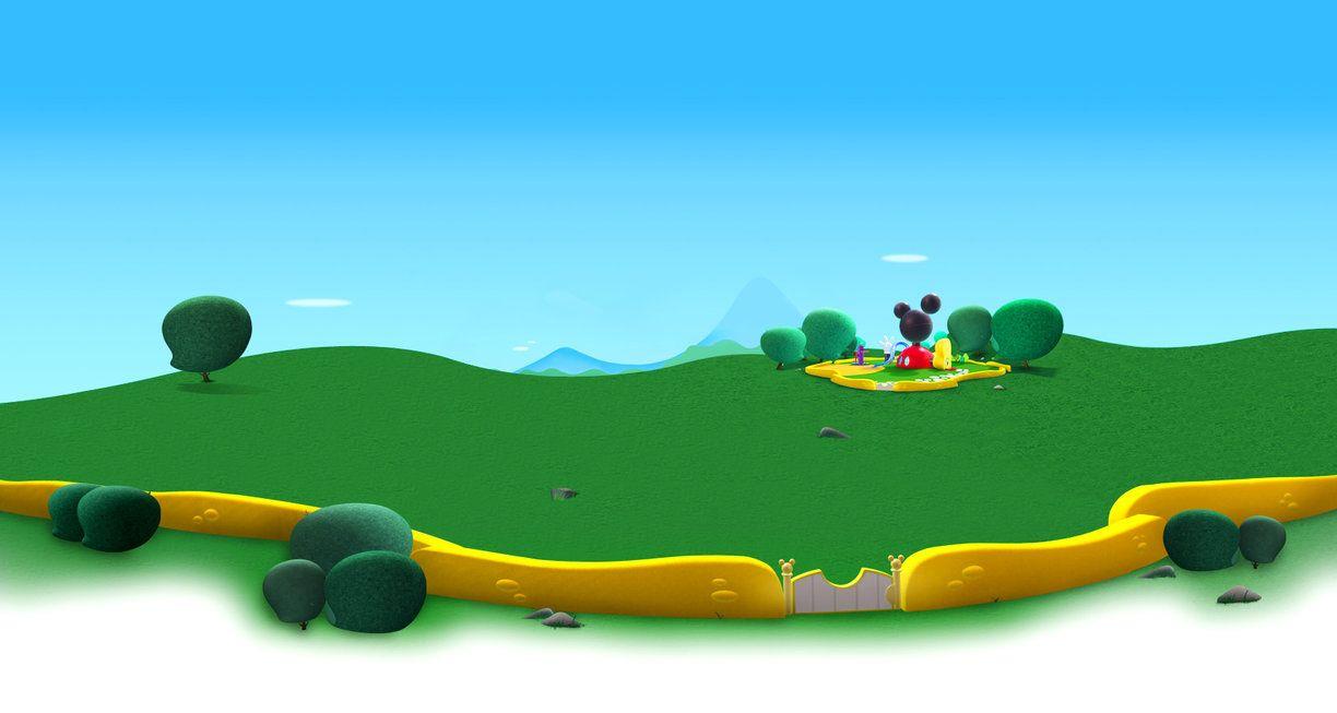 Mickey Mouse Clubhouse Background By THE UNGGOY