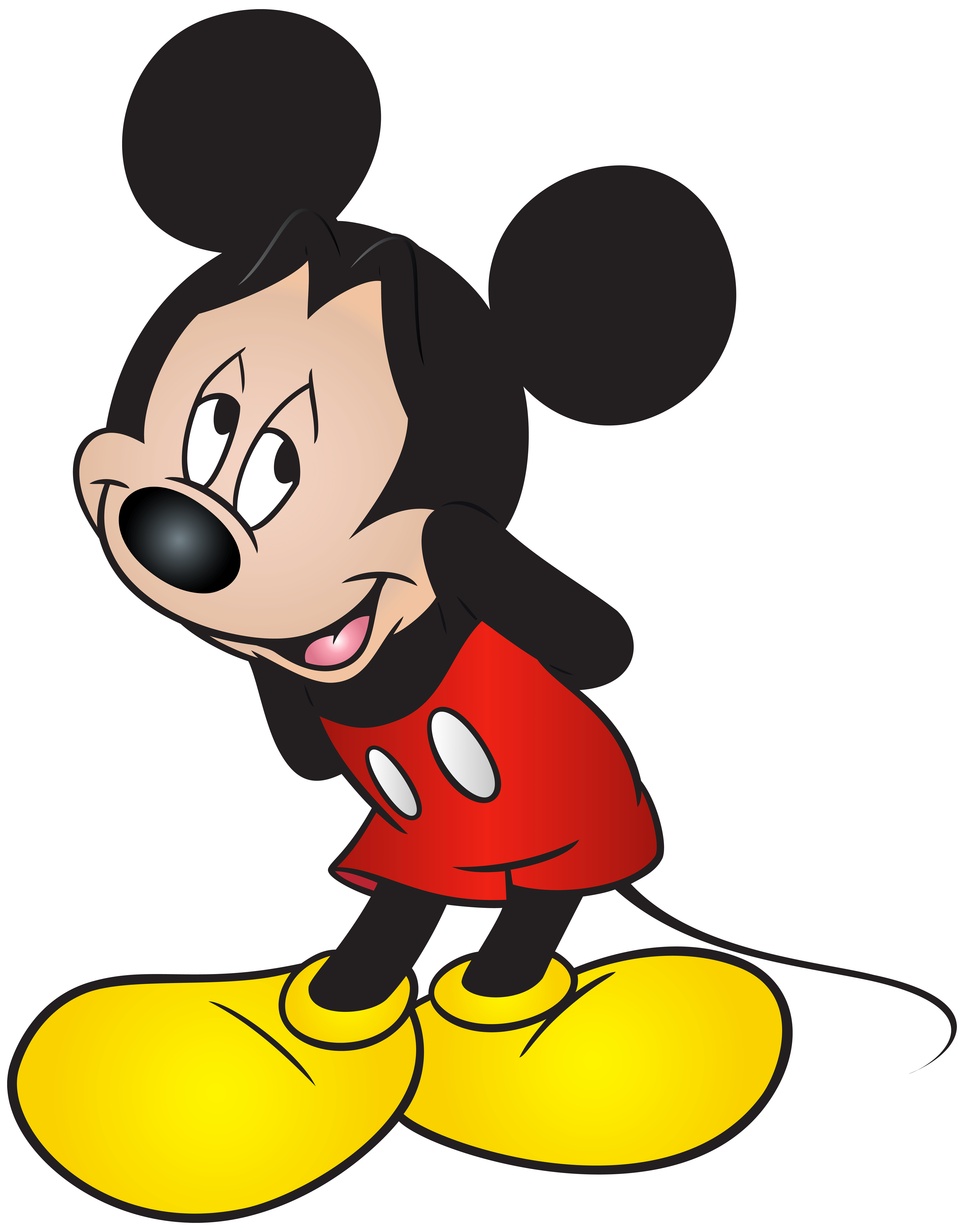 Mickey Mouse Free Transparent Image.