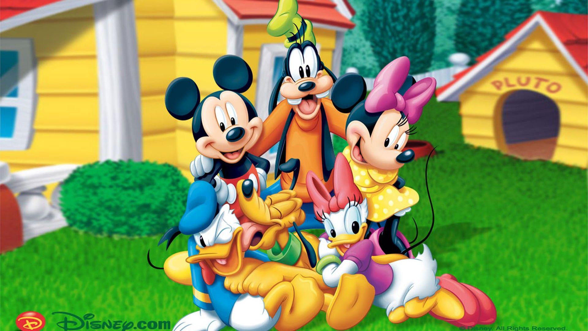 Mickey Mouse With Friends Background, Wallpaper13.com
