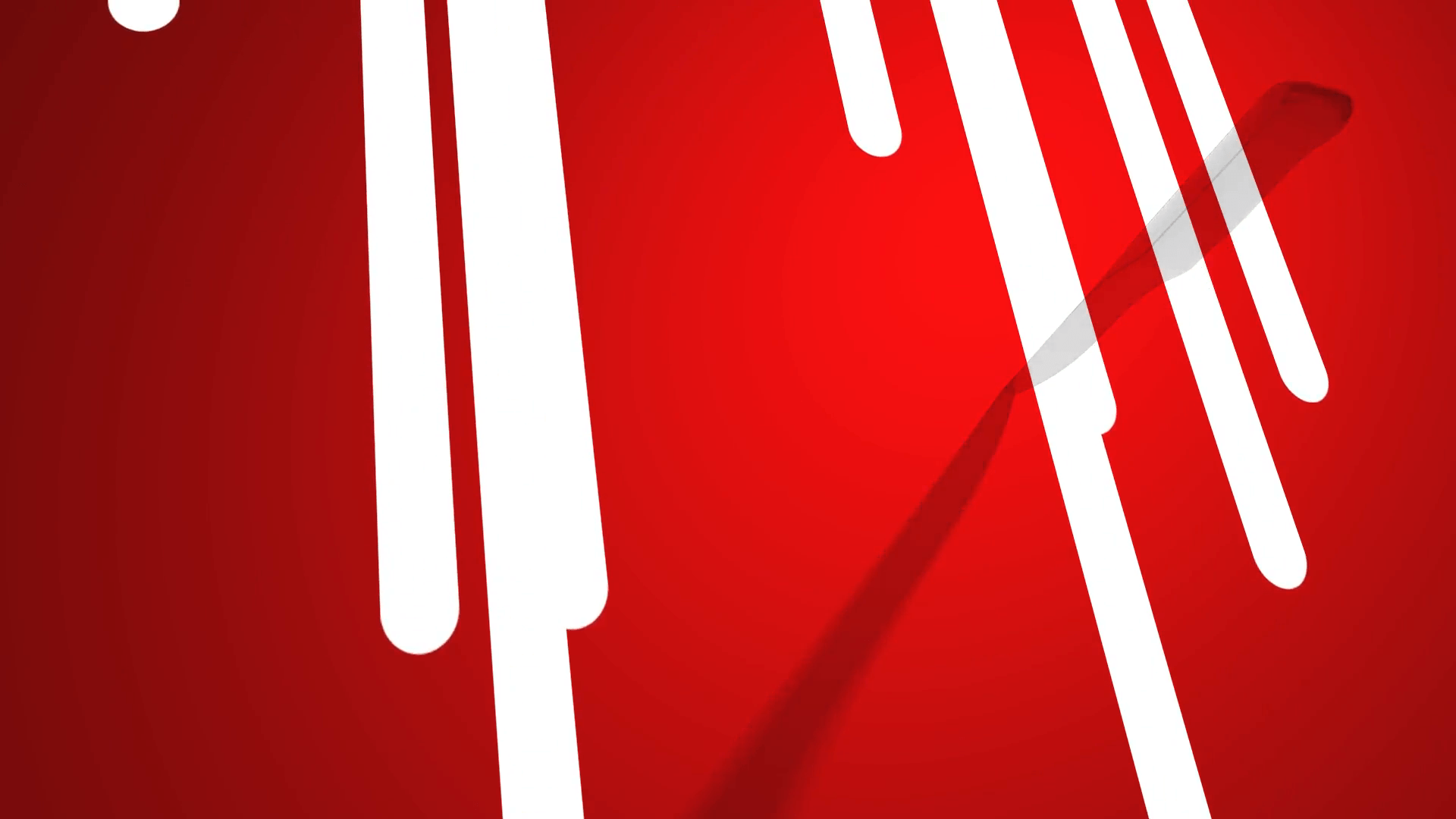 High definition animation of a knife falling and hitting an abstract
