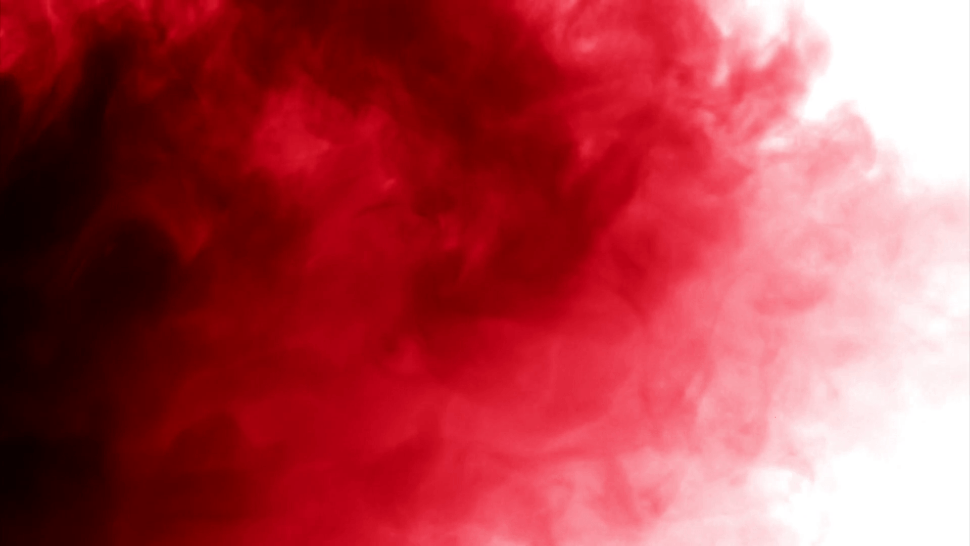 Red smoke over white background Stock Video Footage