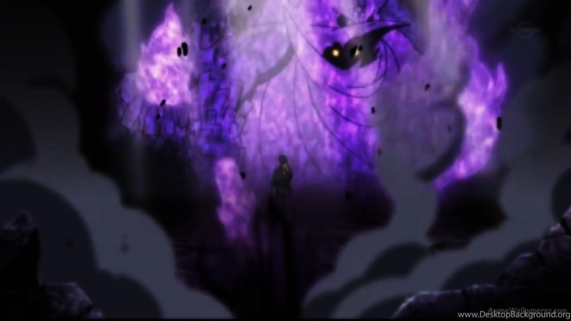 Uchiha Sasuke Susanoo Cool Anime Wallpaper Desktop Background