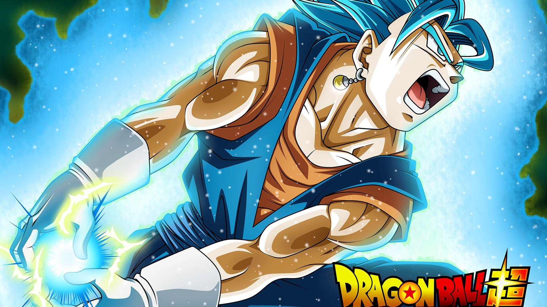 Vegito Super Saiyan Blue Dragon Ball. Wallpaper