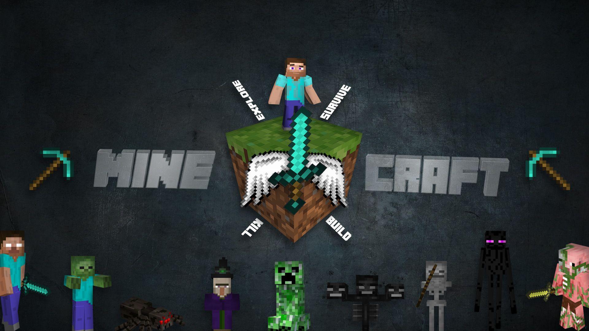 minecraft herobrine wallpaper and background