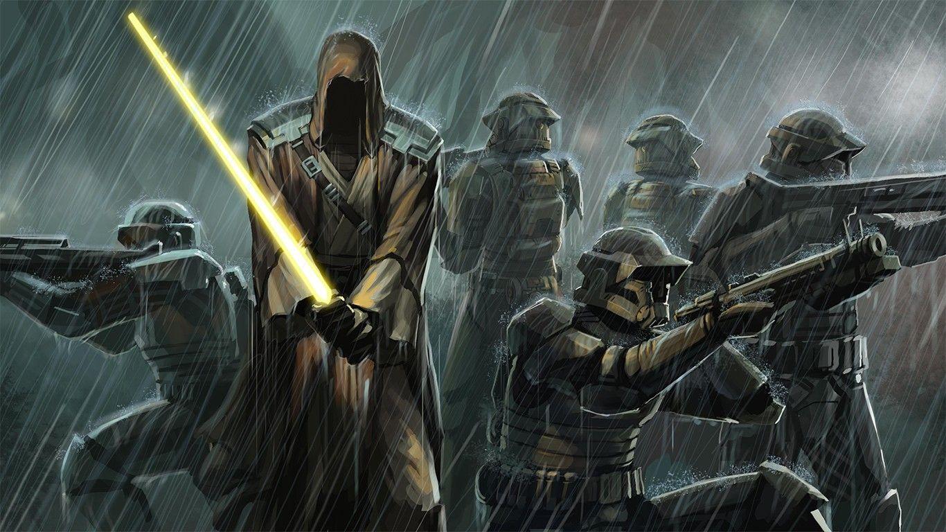 Does anyone have any good clone wars wallpaper? The time