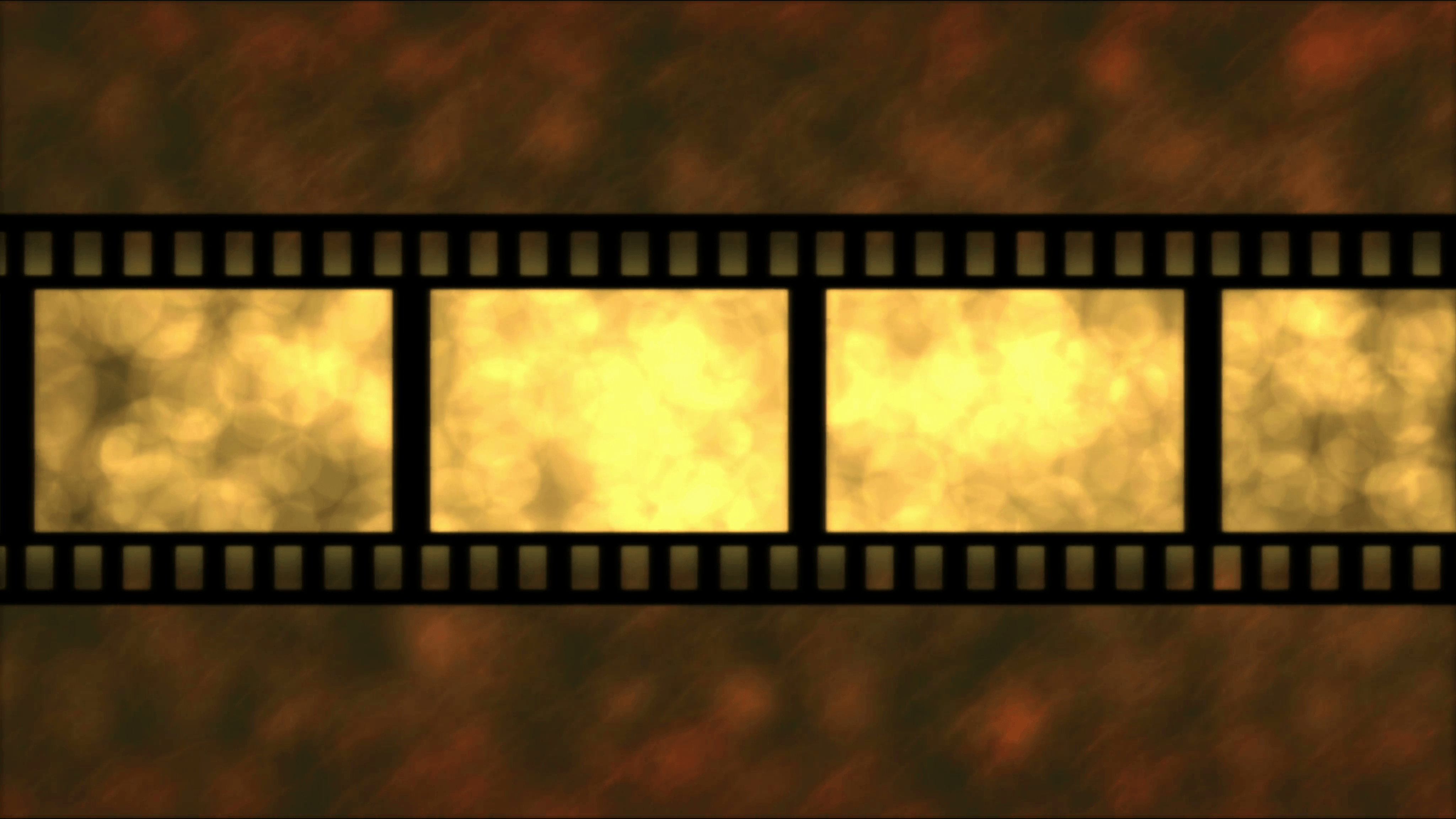 Movie Film Particle Background Animation Golden Motion
