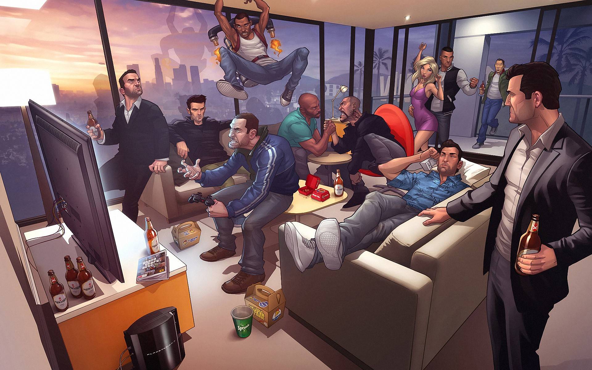 GTA IV Theft Auto Wallpaper