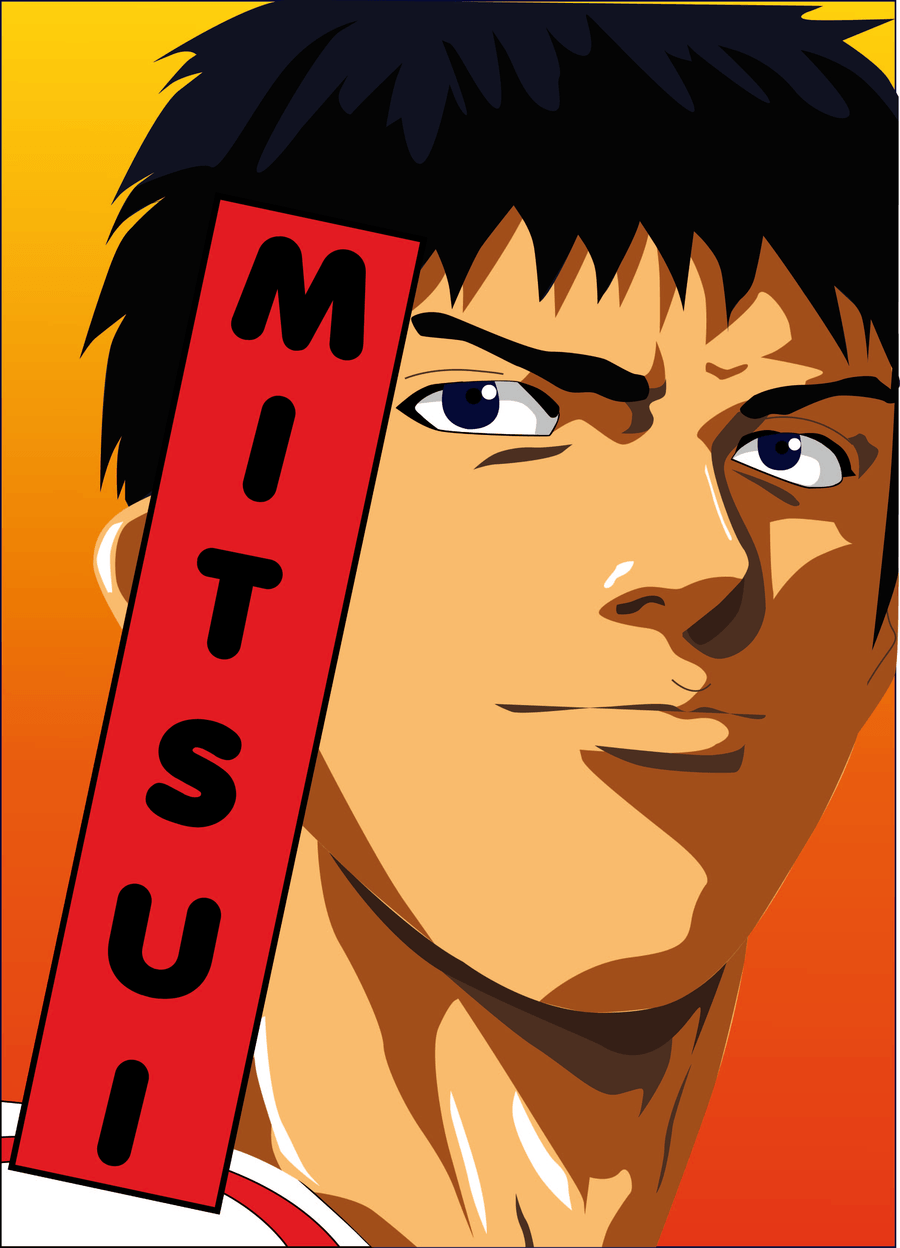 mitsui slam dunk anime picture, mitsui slam dunk anime wallpaper