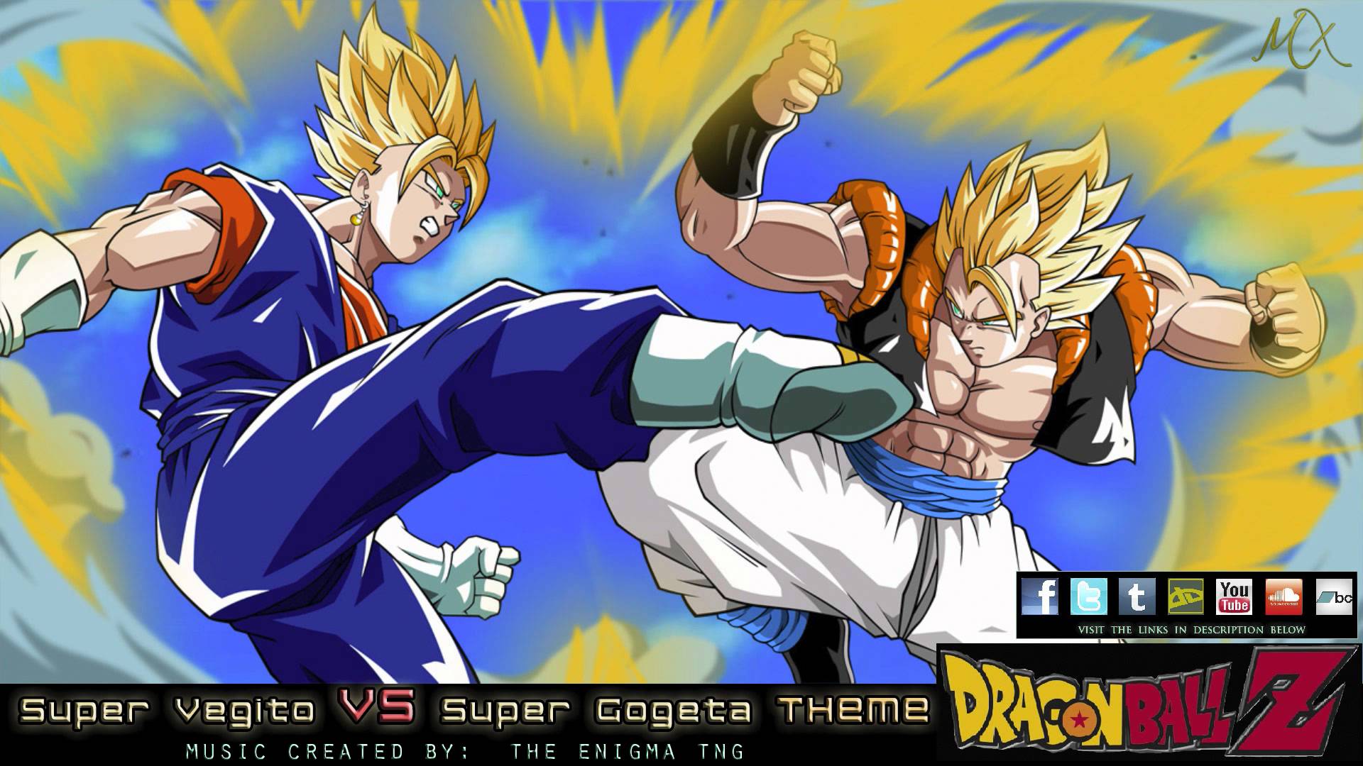 Dragon Ball Z Vegito VS Super Gogeta Theme The Enigma TNG
