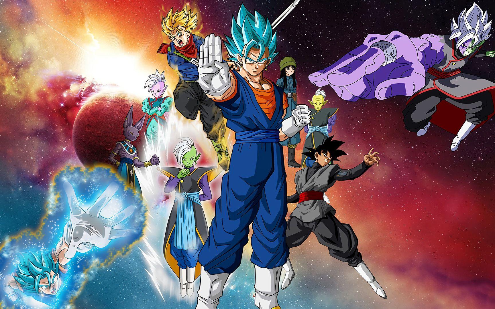 Dragon Ball Super Super Blue Vegito. Wallpaper