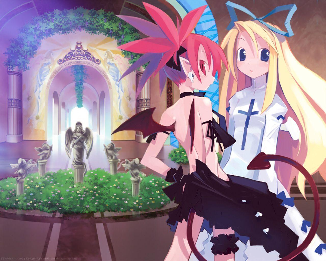 Etna y Flonne monas no XD. Anime Art