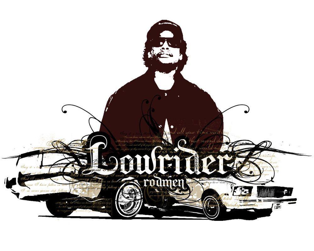 Eazy E And Two Lowriders