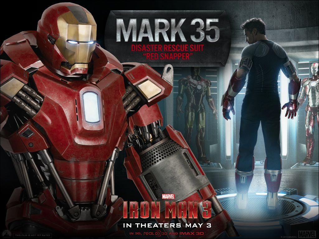 IRON MAN 3 Armor Image for Gemini and Red Snapper Suits